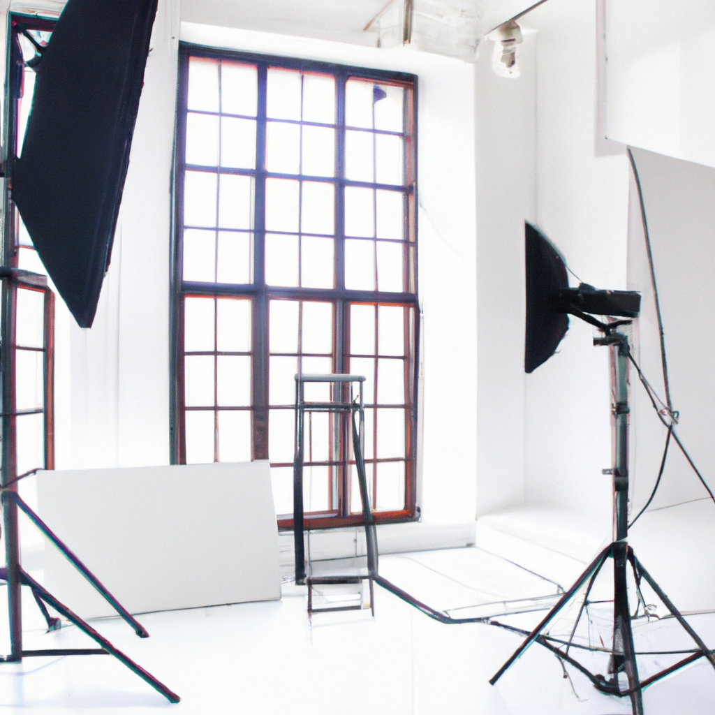 스튜디오 대관: 자연광/조명 옵션