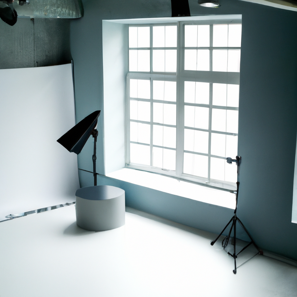 화이트 스튜디오 공간: 자연광, 심플 인테리어